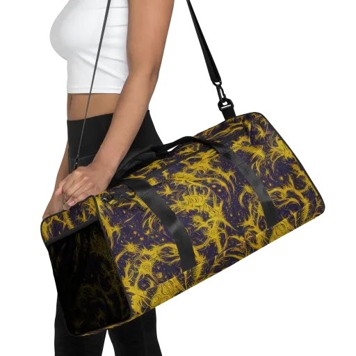 Golden Thornspell on a Duffle Bag