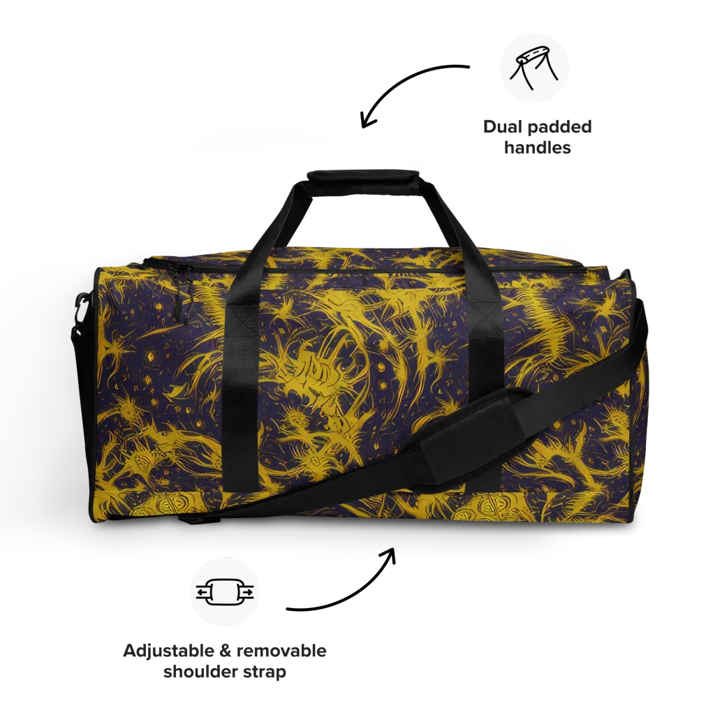 Golden Thornspell on Duffle Bag — Front