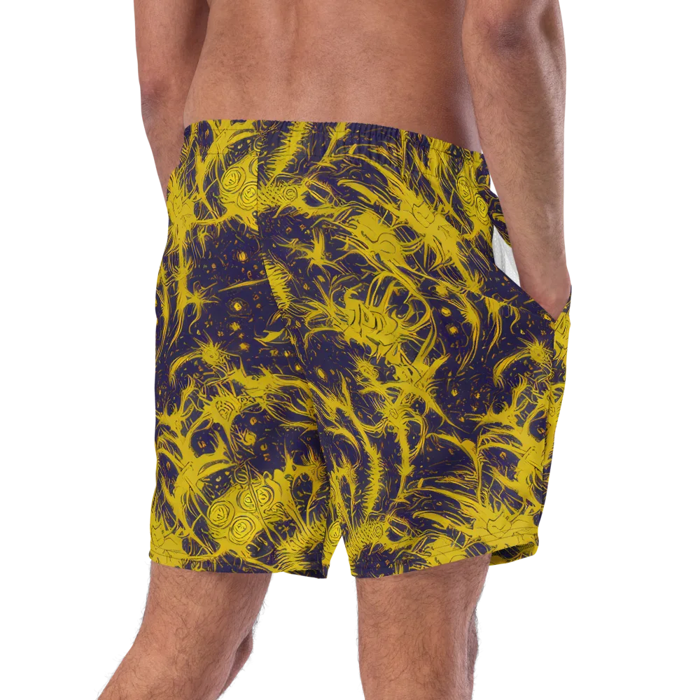 Golden Thornspell on Swim Trunks — Right Back