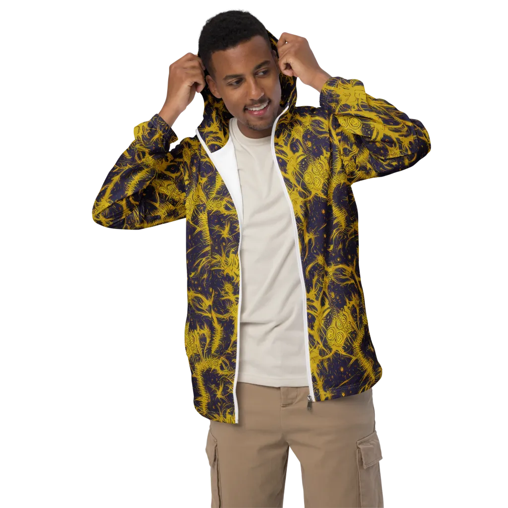 Golden Thornspell on Men's Windbreaker — Front