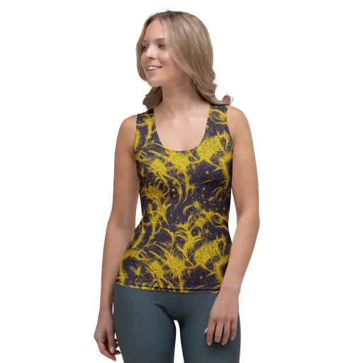 Golden Thornspell on a Women's Tank Top
