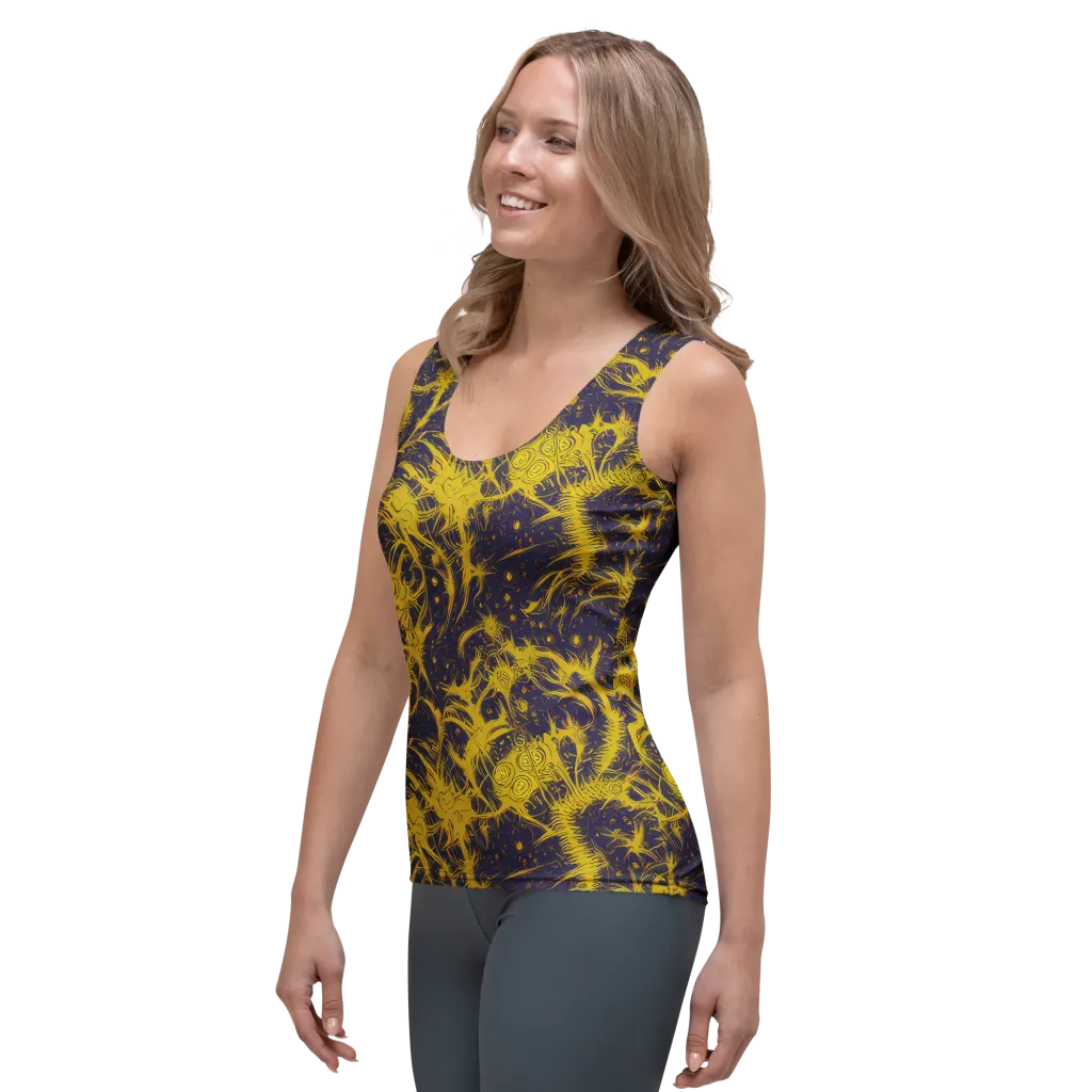 Golden Thornspell on Women's Tank Top — Left Front