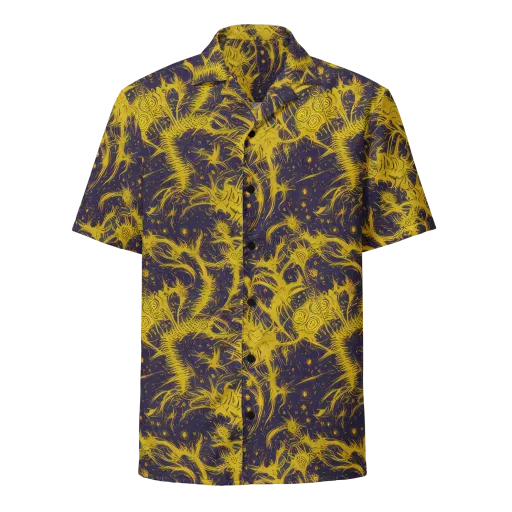Golden Thornspell on a Button Shirt