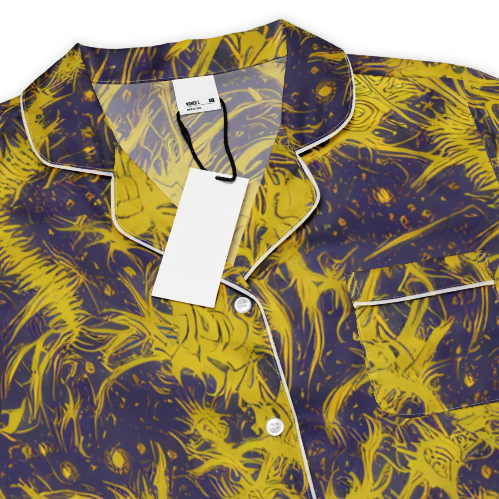 Golden Thornspell on Women's Short Sleeve Pajama Top — Product details