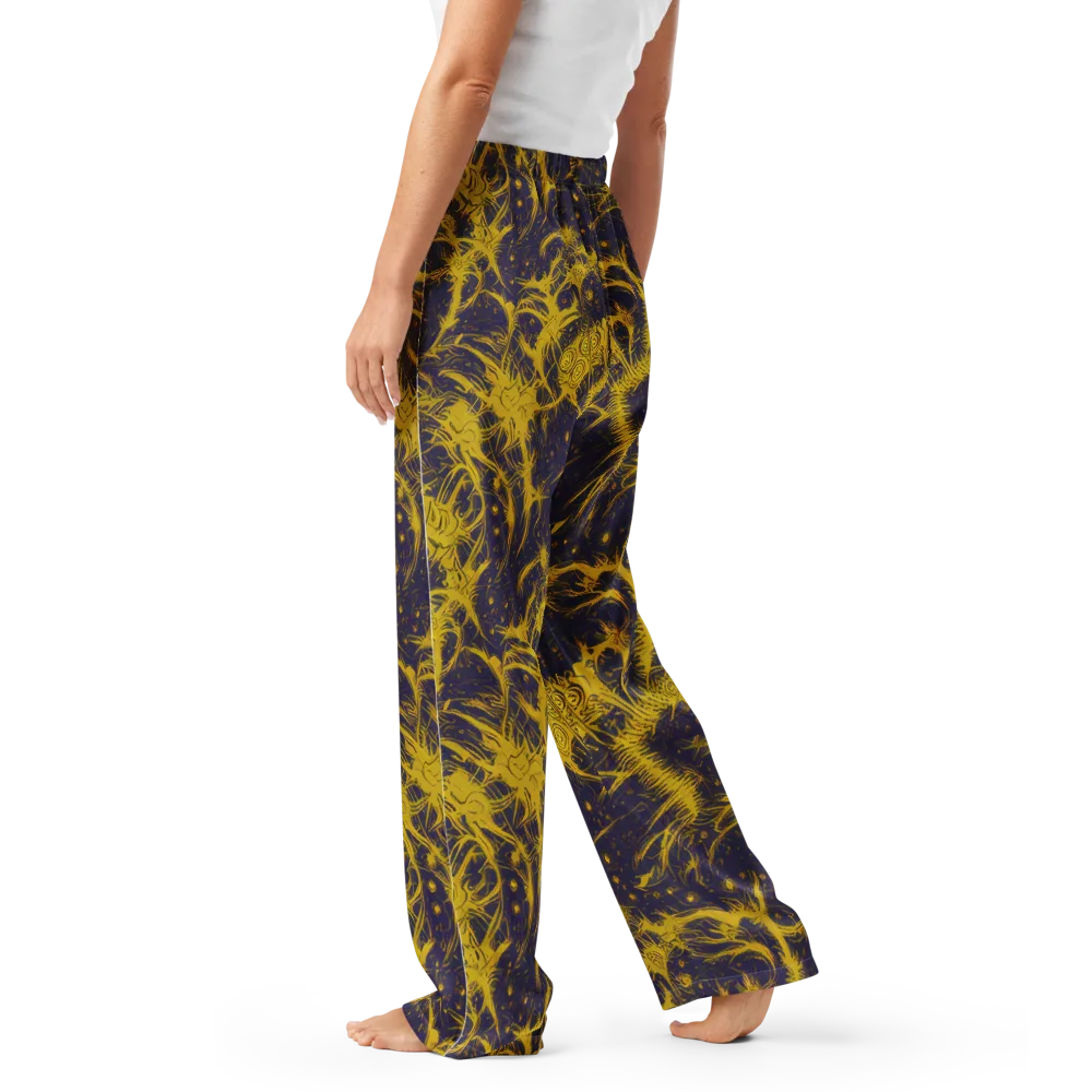 Golden Thornspell on Women's Pajama Pants — Left