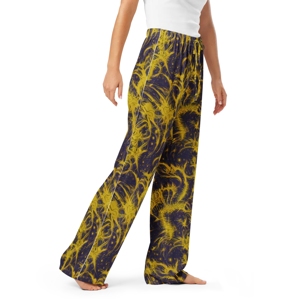 Golden Thornspell on Women's Pajama Pants — Right Front