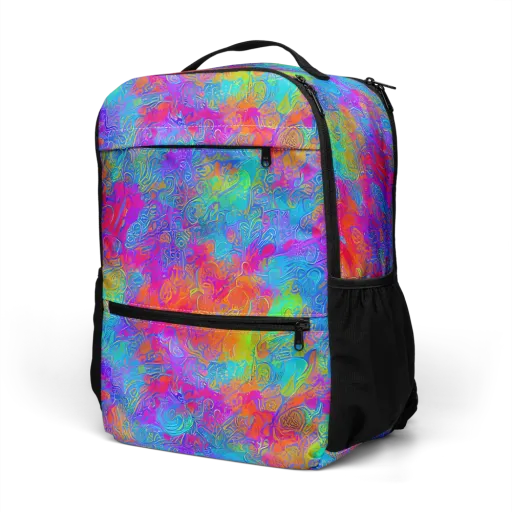 Acid Azure on a Utility Backpack