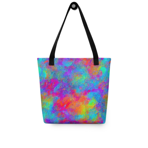 Acid Azure on a Tote Bag