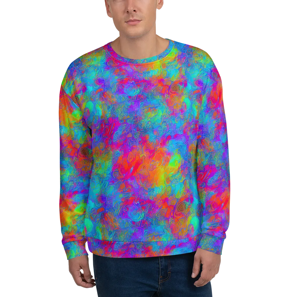 Acid Azure on Sweatshirt — Front