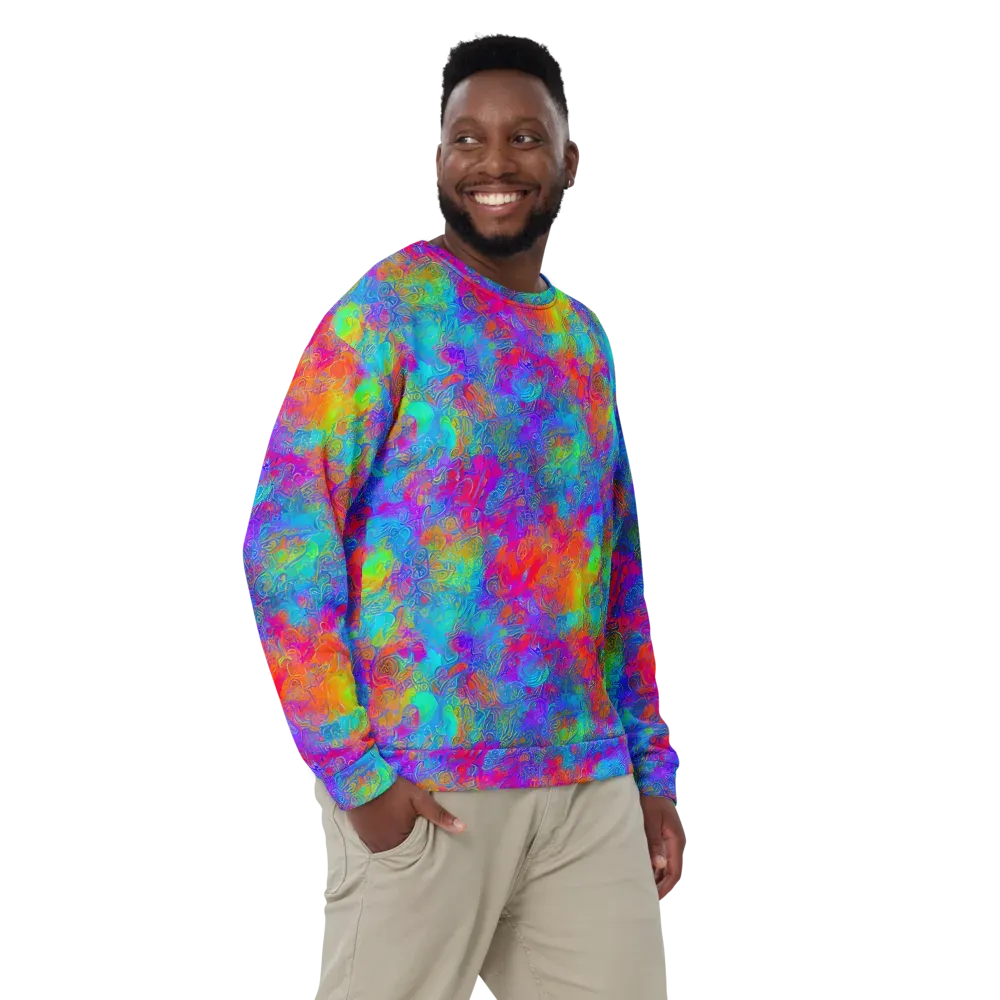 Acid Azure on Sweatshirt — Front