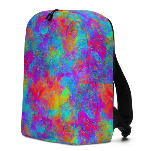 Acid Azure on a Minimalist Backpack