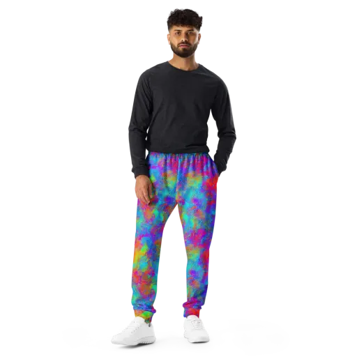 Acid Azure on a Men's Joggers