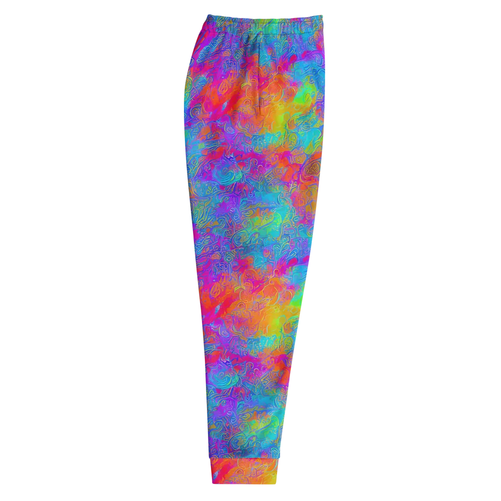 Acid Azure on Men's Joggers — Right