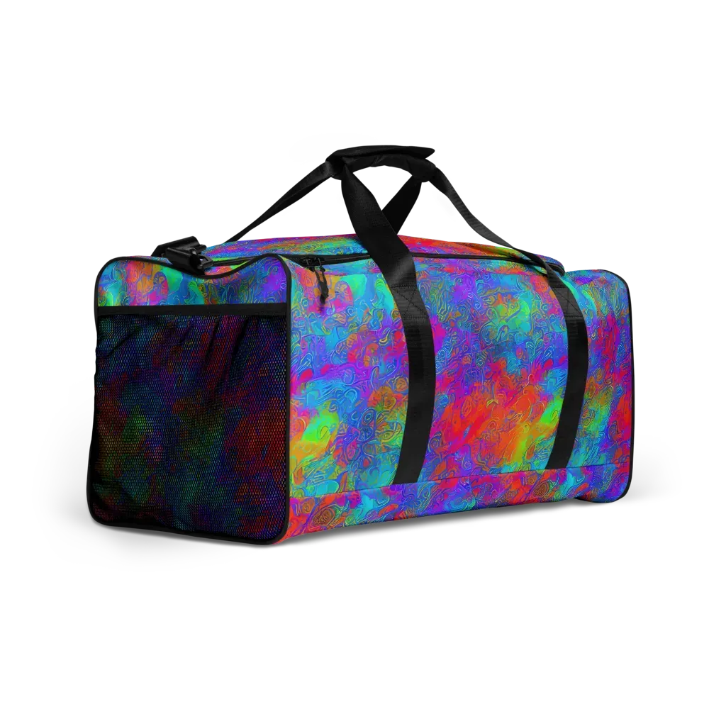 Acid Azure on Duffle Bag — Right Front