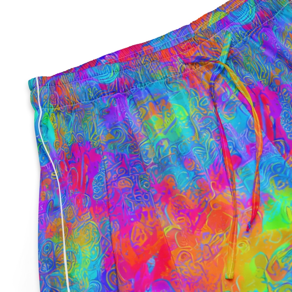 Acid Azure on Women's Pajama Shorts — Product details