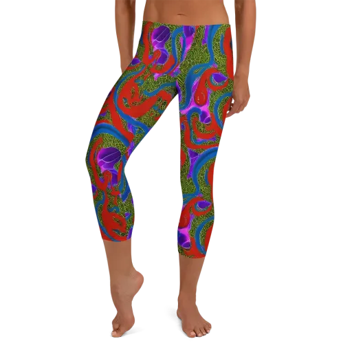 Limewire Dream on a Capri Leggings
