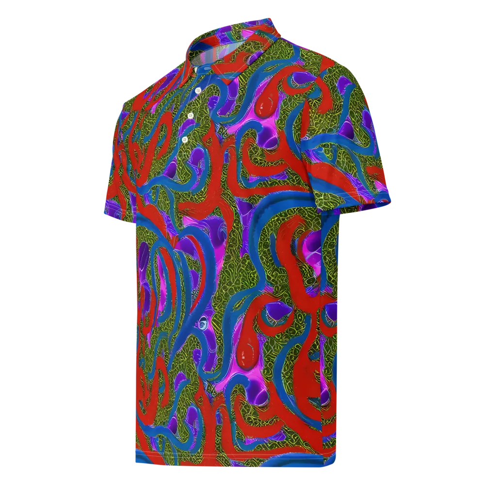 Limewire Dream on Men's Slim Fit Polo Shirt — Left Front
