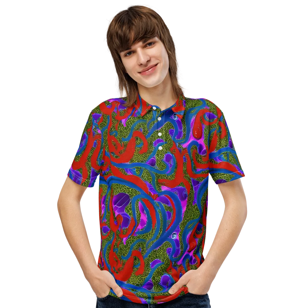 Limewire Dream on Men's Slim Fit Polo Shirt — Front