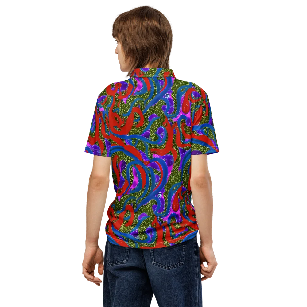 Limewire Dream on Men's Slim Fit Polo Shirt — Back