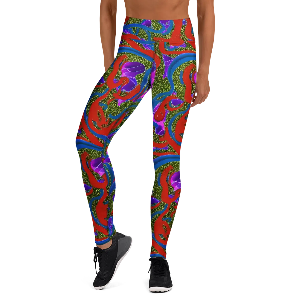 Limewire Dream on Yoga Leggings — Front