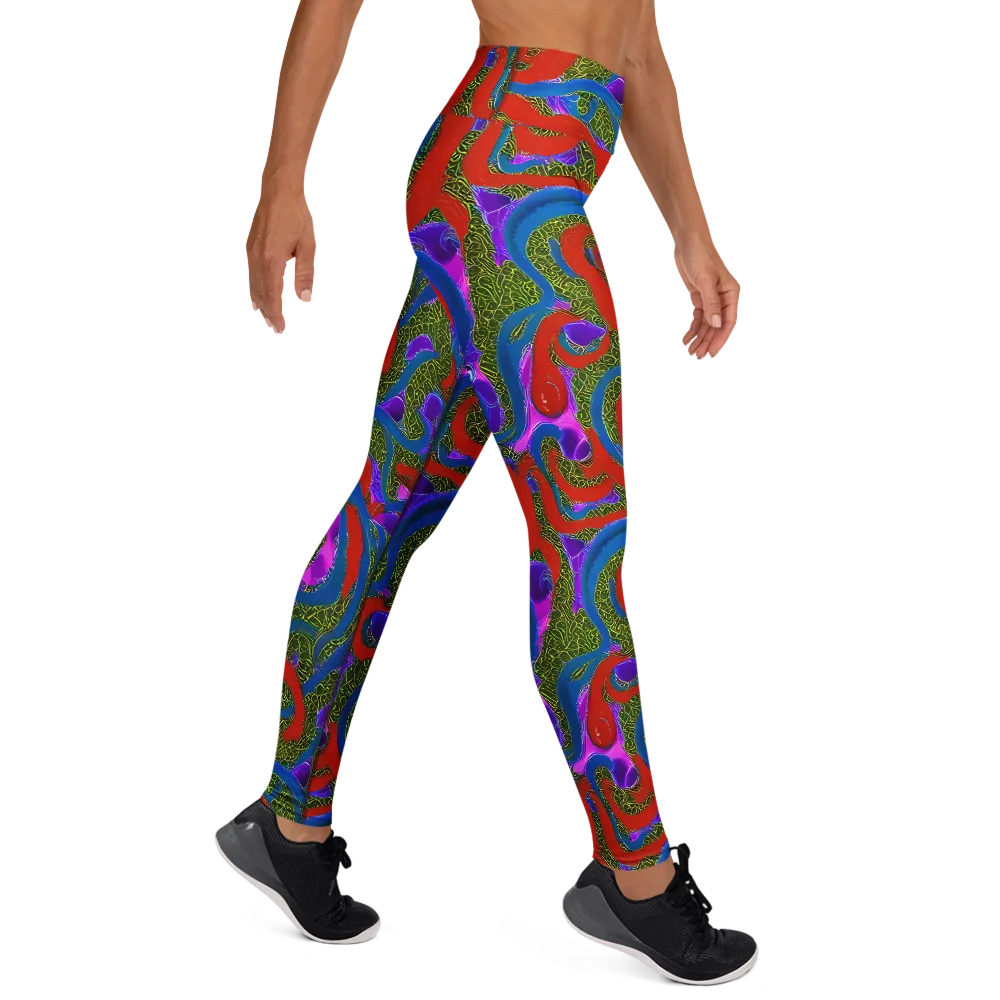 Limewire Dream on Yoga Leggings — Right
