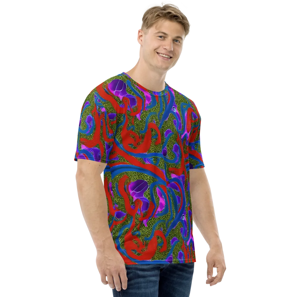 Limewire Dream on Men's Crew Neck T-Shirt — Right