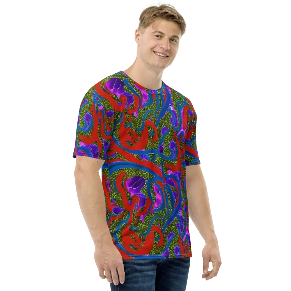 Limewire Dream on Men's Crew Neck T-Shirt — Right