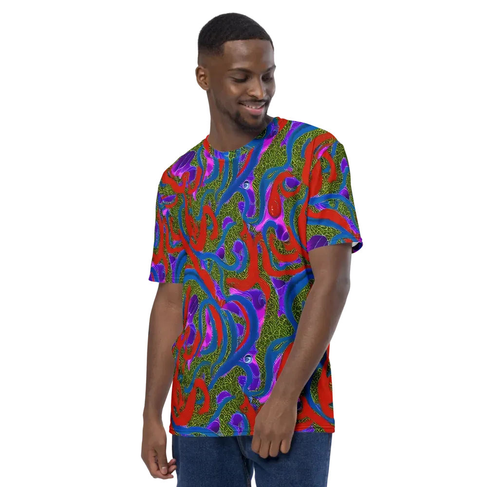 Limewire Dream on Men's Crew Neck T-Shirt — Left
