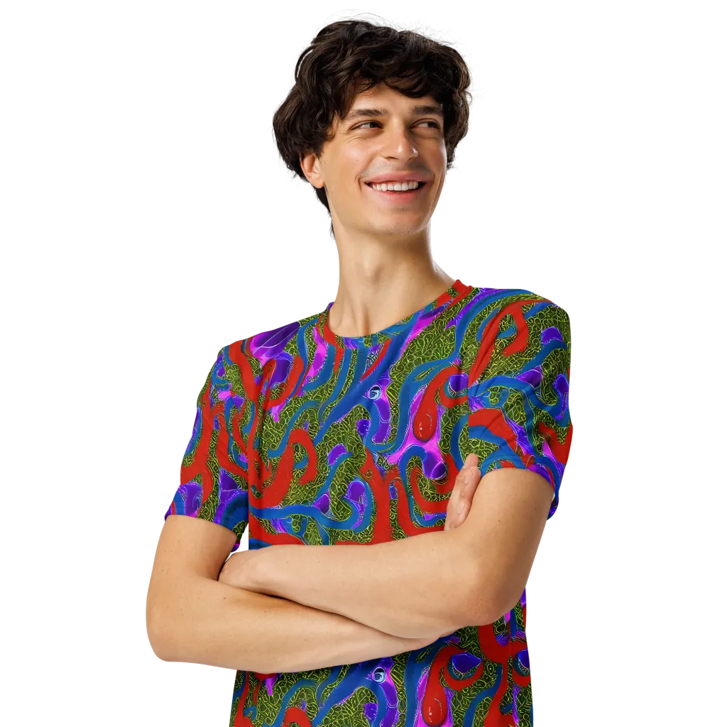 Limewire Dream on Men's Crew Neck T-Shirt — Left Front