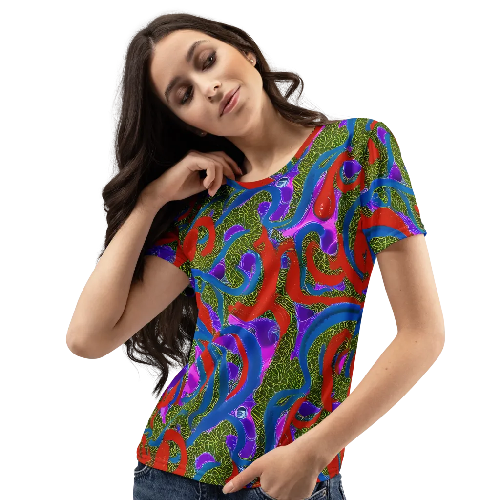 Limewire Dream on Women's Crew Neck T-Shirt — Left Front