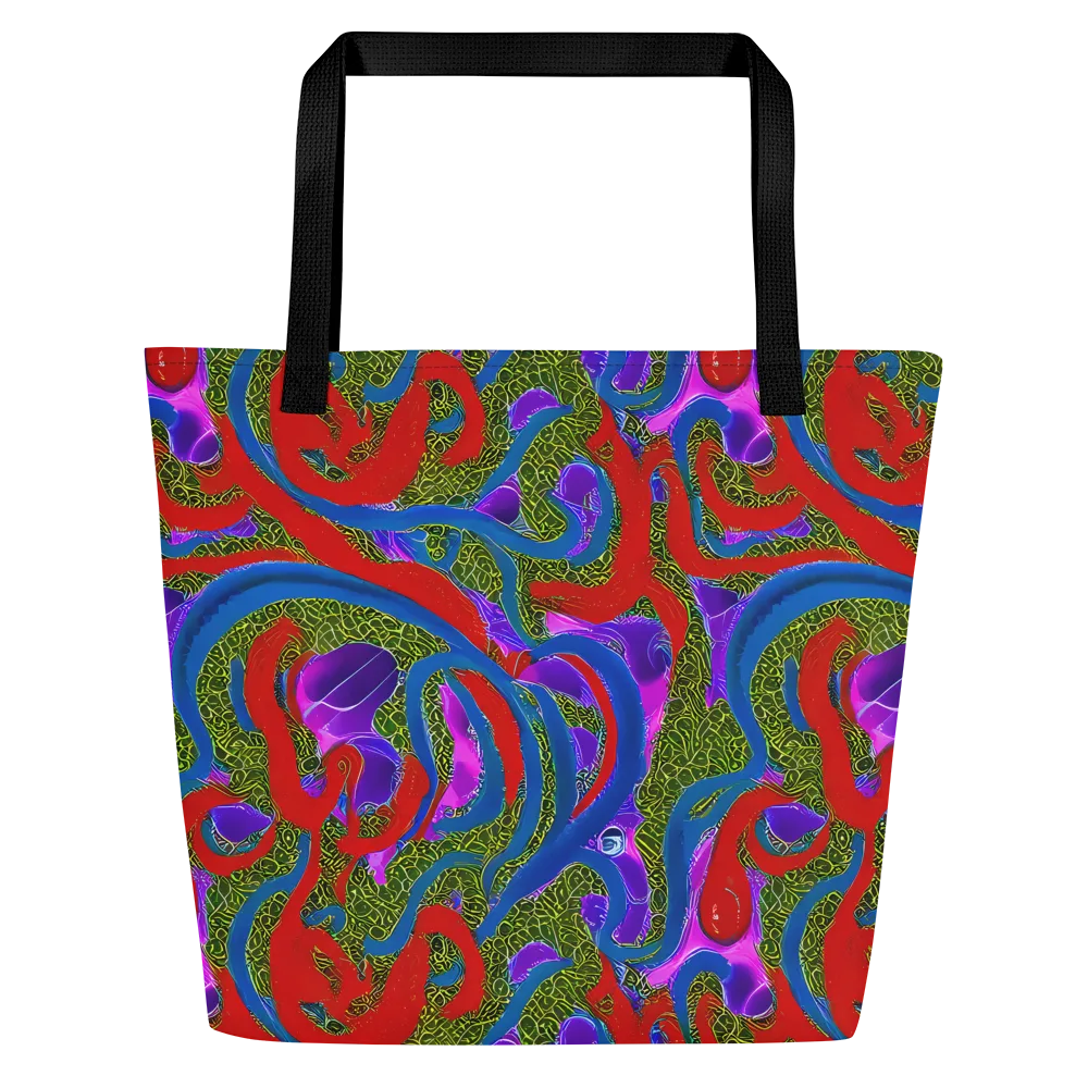 Limewire Dream on Large Tote Bag W/ Pocket — Front
