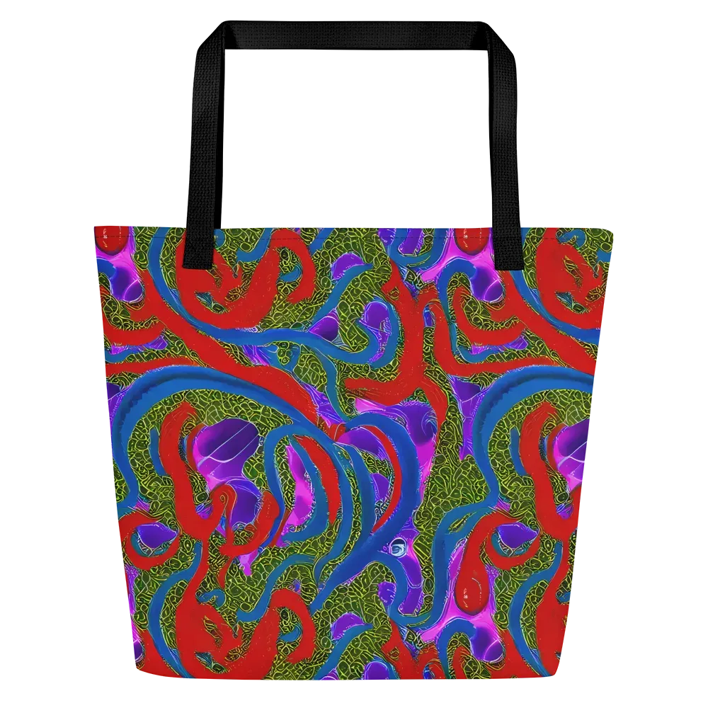 Limewire Dream on Large Tote Bag W/ Pocket — Front