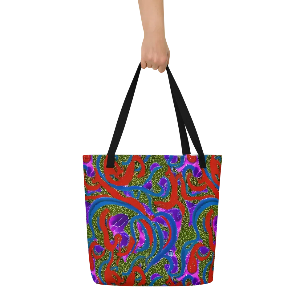 Limewire Dream on Large Tote Bag W/ Pocket — Front