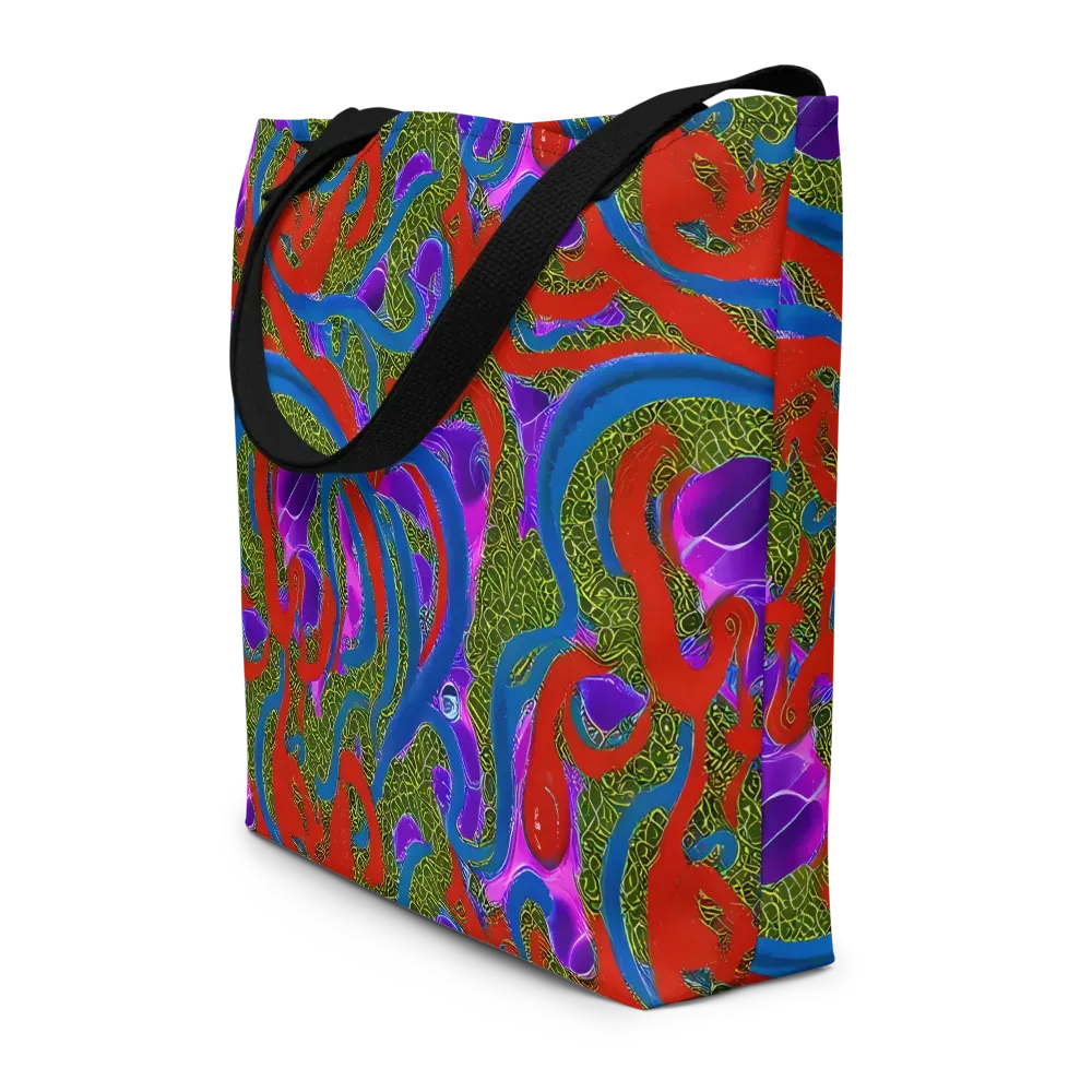 Limewire Dream on Large Tote Bag W/ Pocket — Front