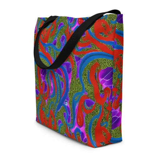 Limewire Dream on a Large Tote Bag W/ Pocket