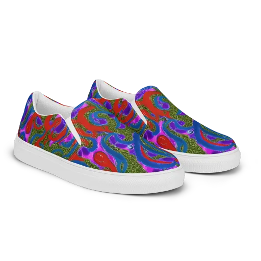 Limewire Dream on a Women's Slip-On Canvas Shoes