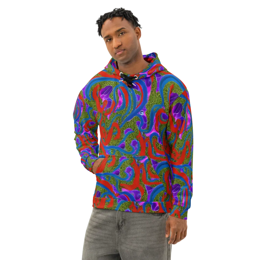 Limewire Dream on Cotton Hoodie — Left Front
