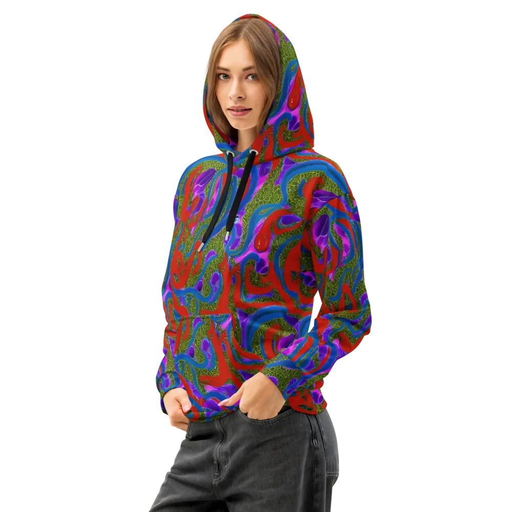 Limewire Dream on Cotton Hoodie — Left Front