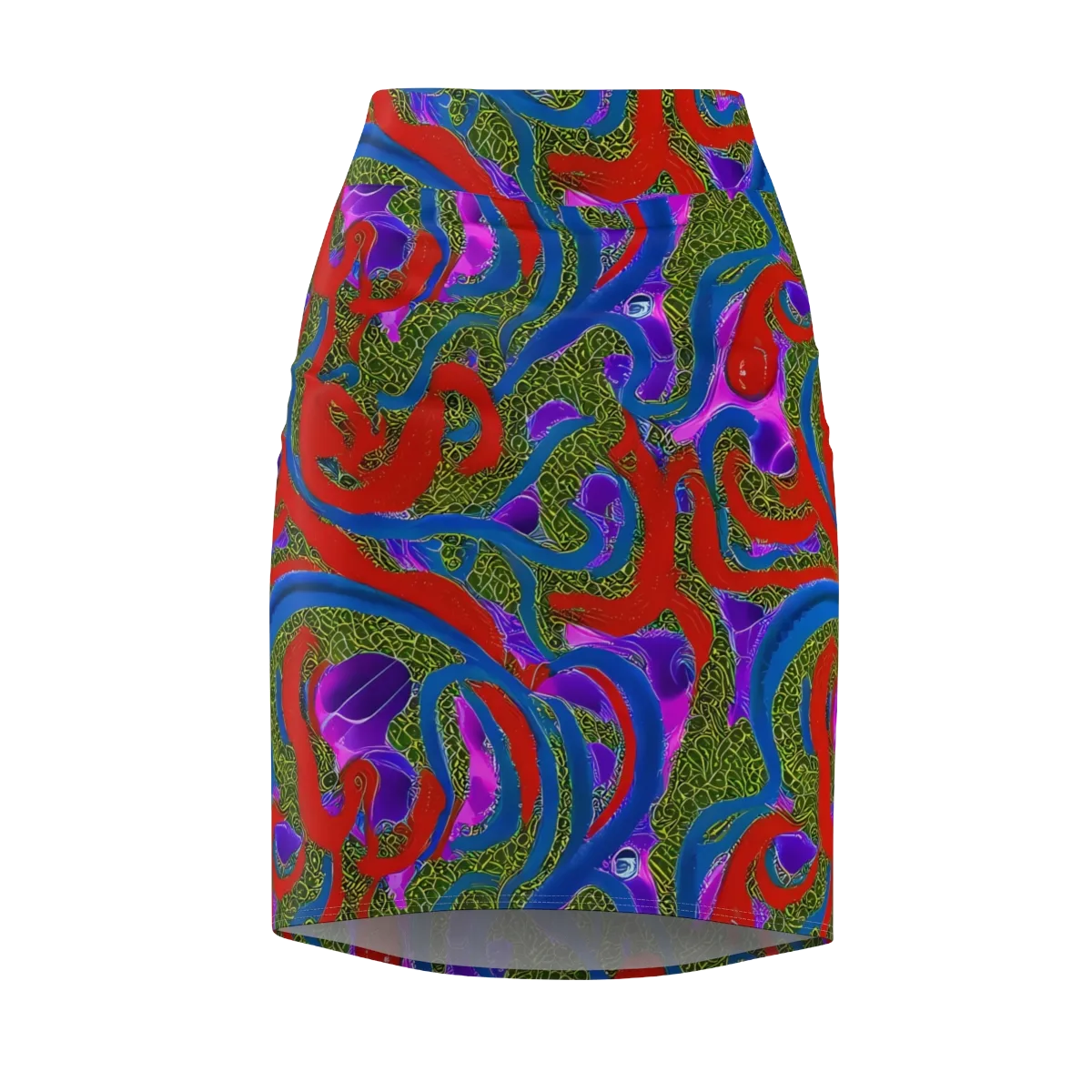 Limewire Dream on Pencil Skirt — Front