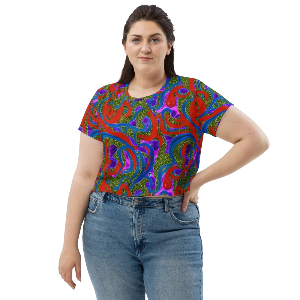 Limewire Dream on Crop Tee — Front