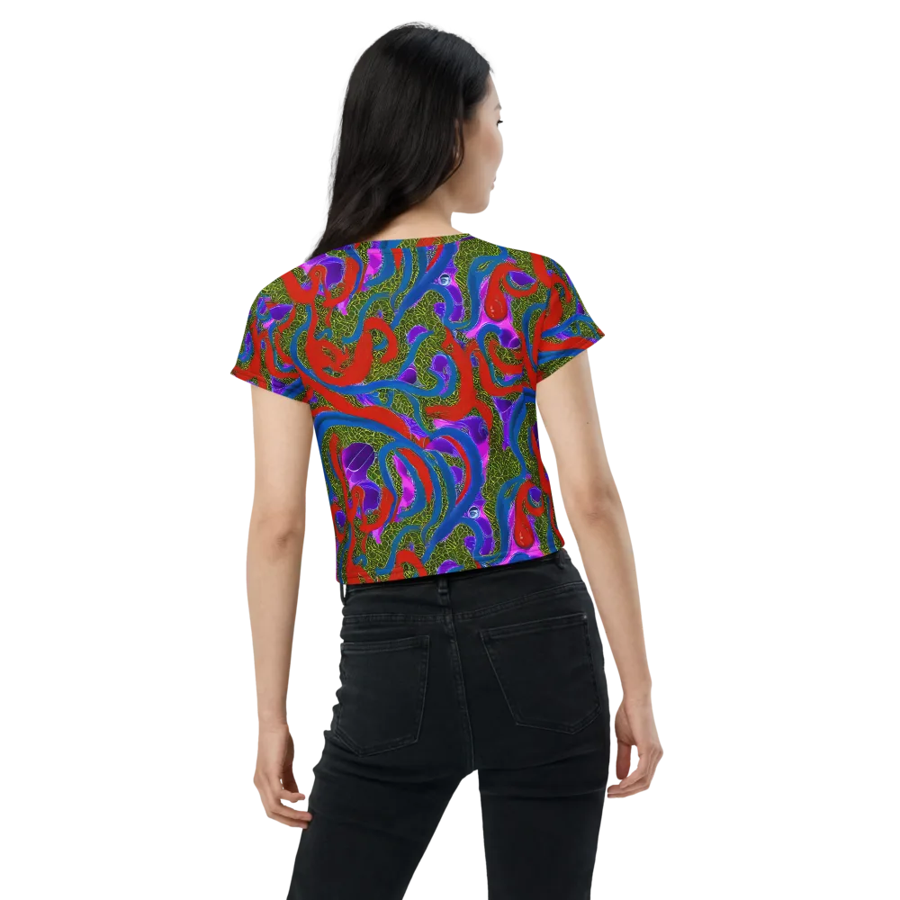 Limewire Dream on Crop Tee — Back