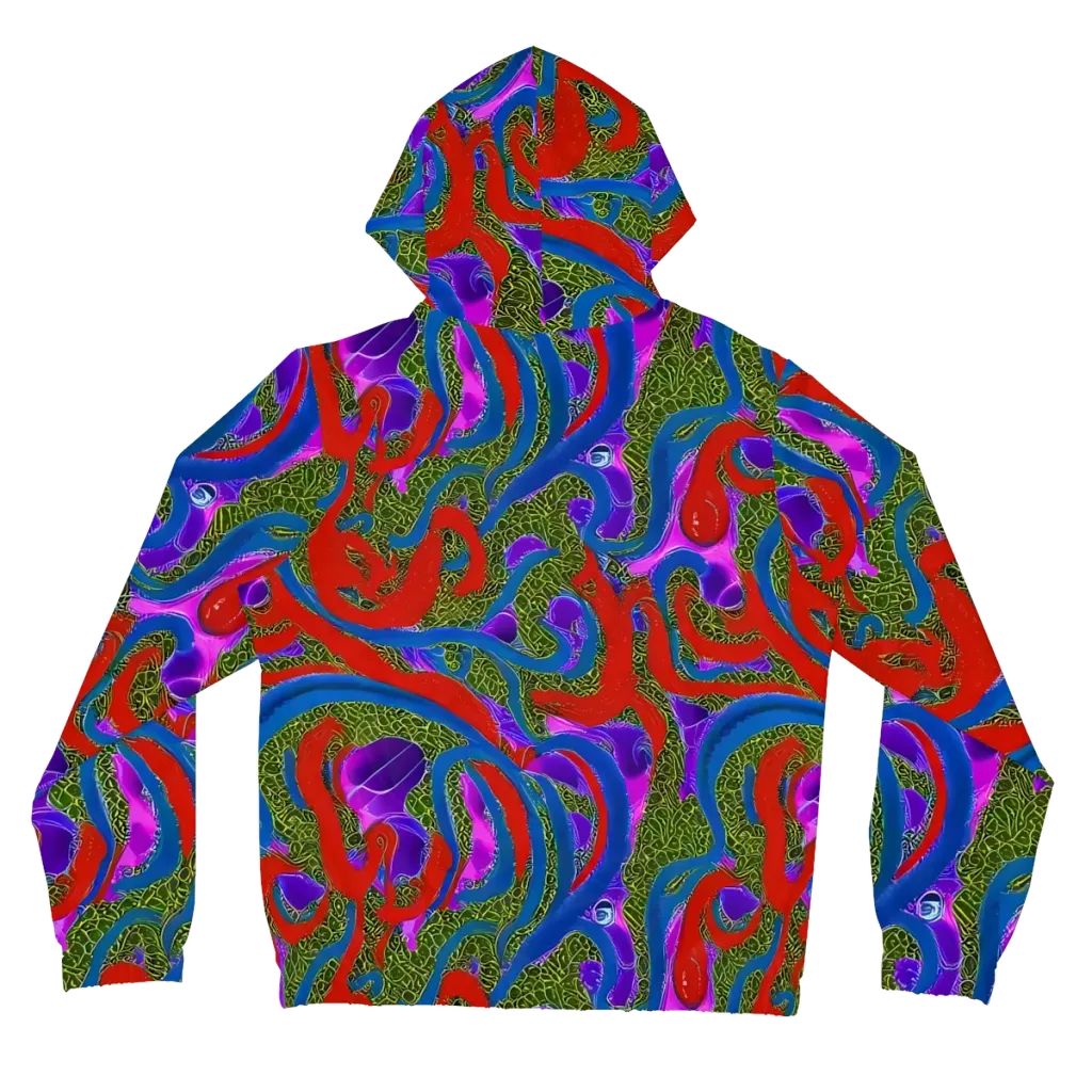 Limewire Dream on Women's Full-Zip Hoodie — Back