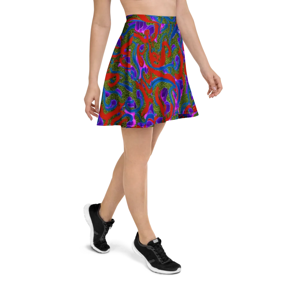 Limewire Dream on Skater Skirt — Right