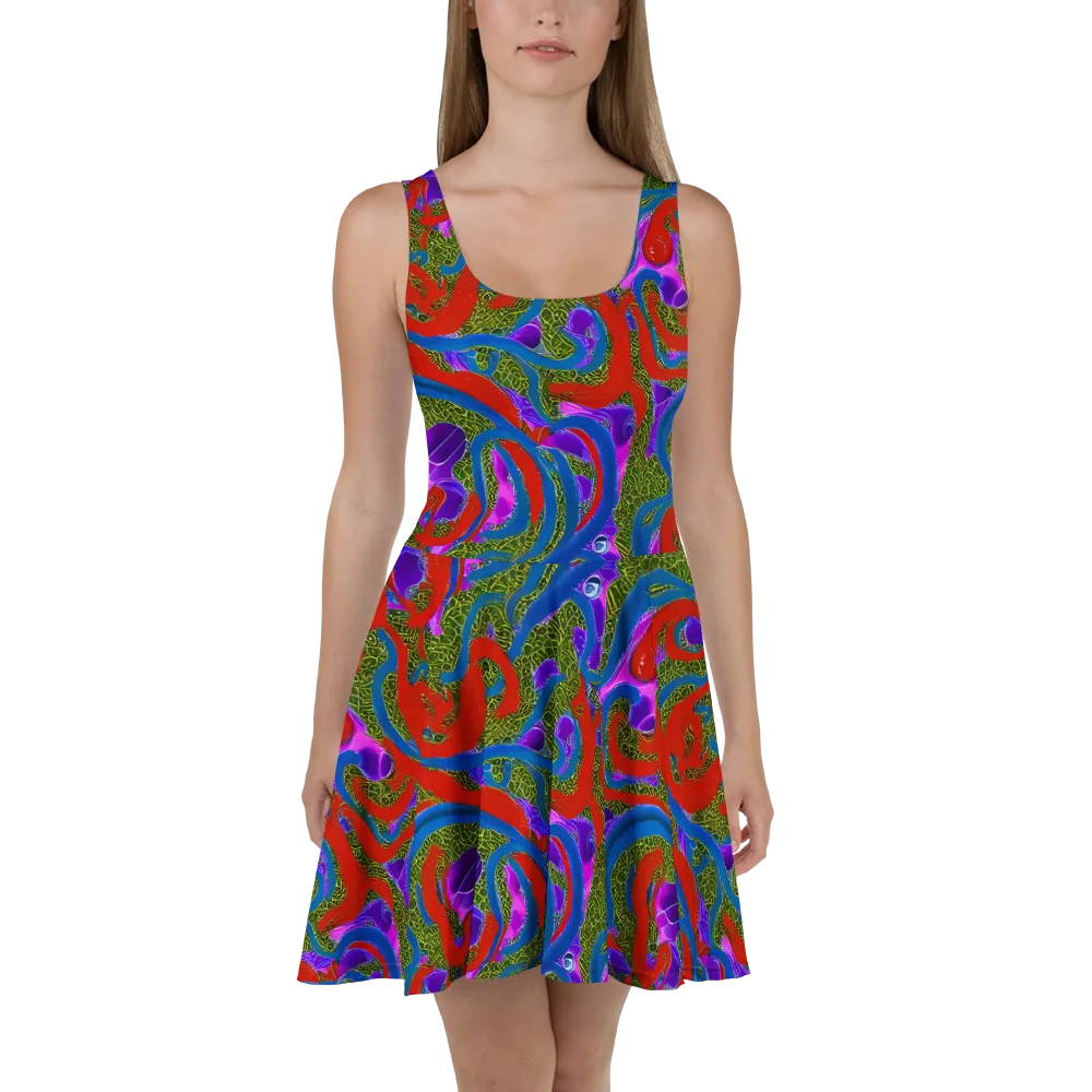 Limewire Dream on Skater Dress — Front