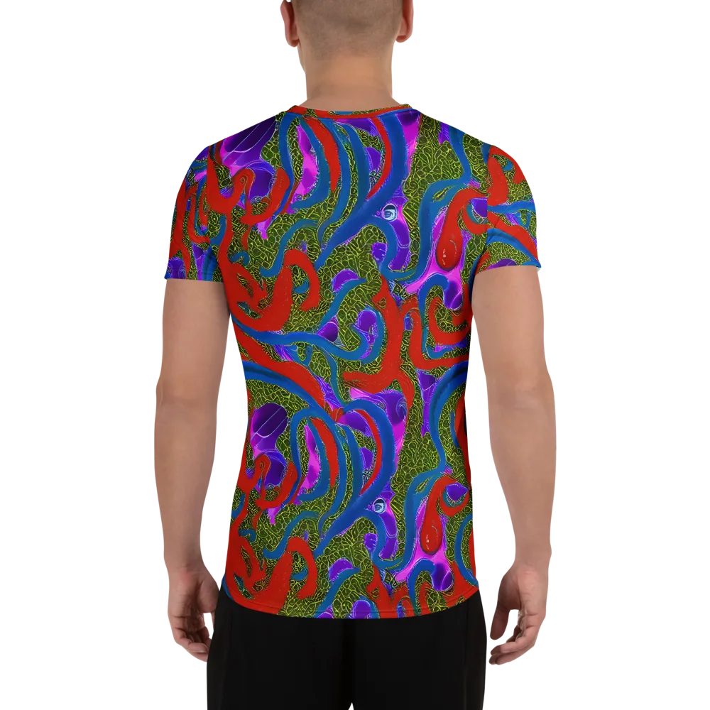 Limewire Dream on Men's Athletic T-Shirt — Back
