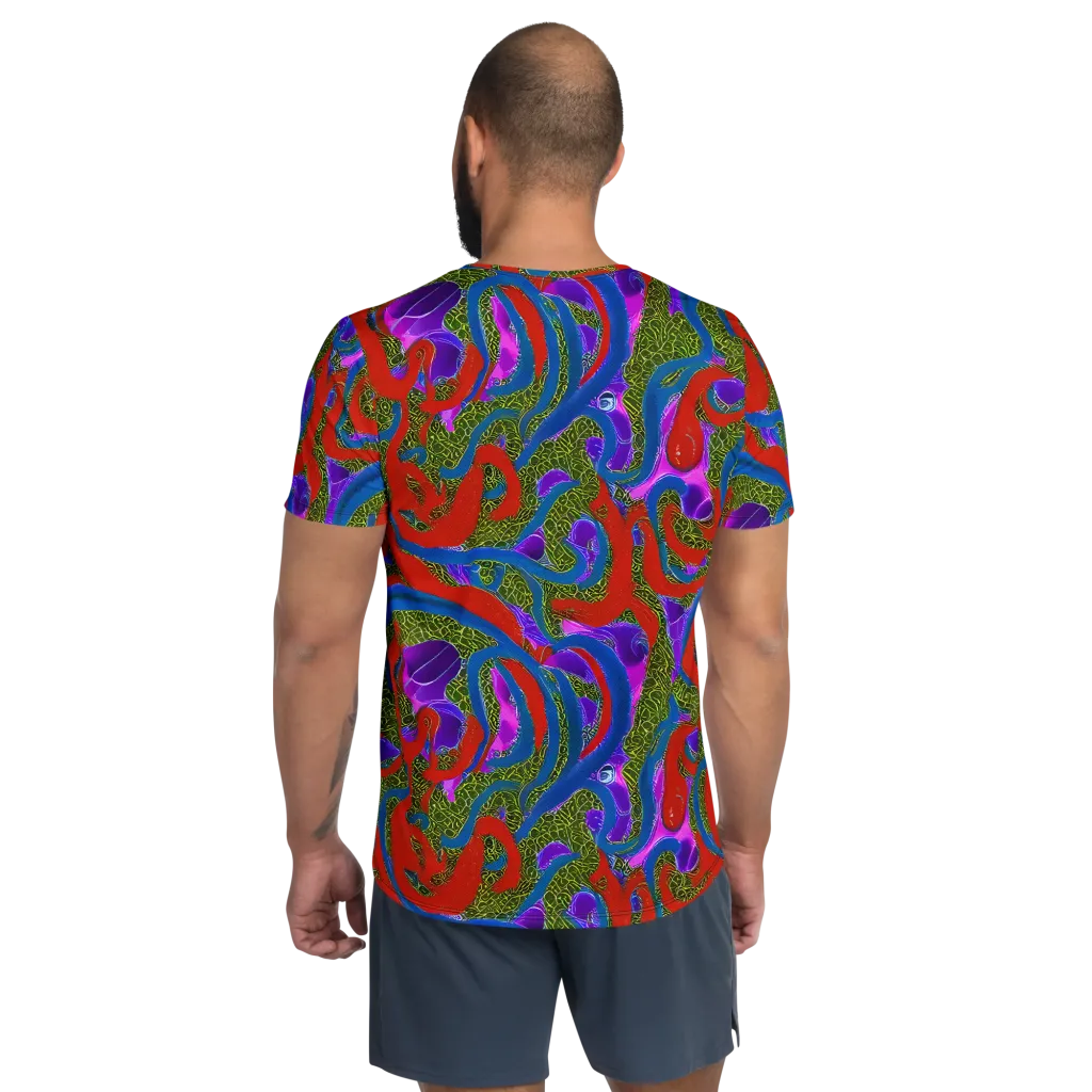 Limewire Dream on Men's Athletic T-Shirt — Back