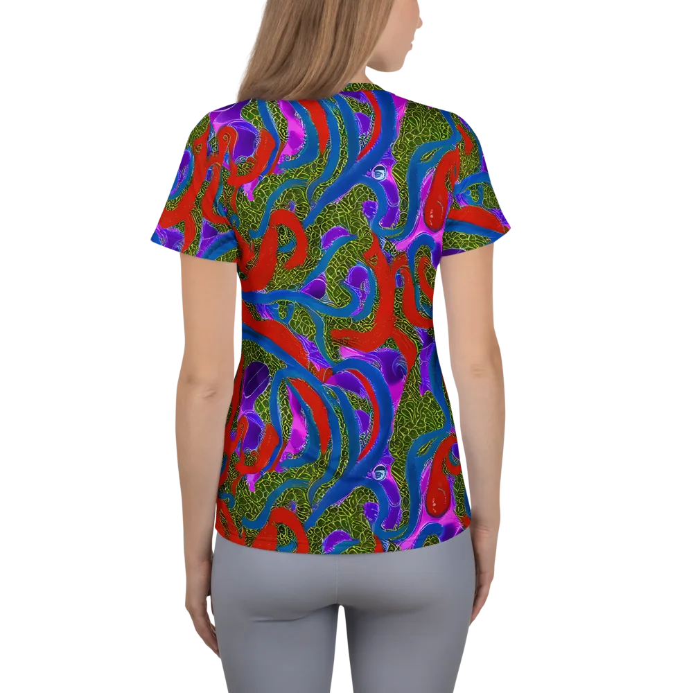Limewire Dream on Women's Athletic T-Shirt — Back