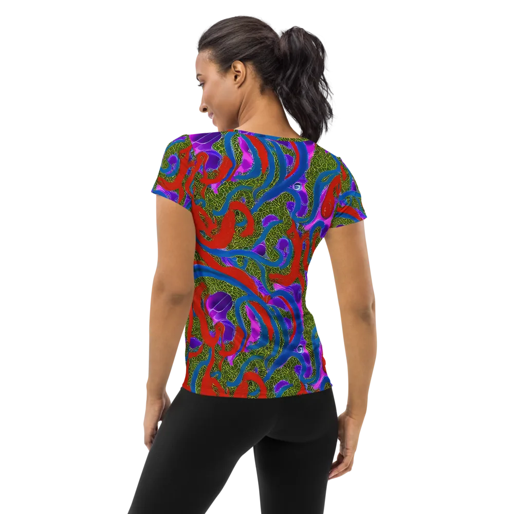 Limewire Dream on Women's Athletic T-Shirt — Back