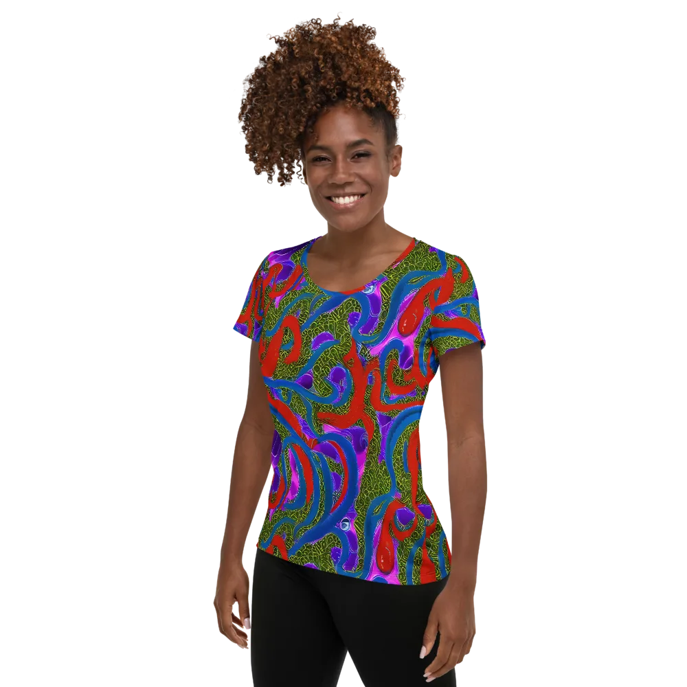 Limewire Dream on Women's Athletic T-Shirt — Left