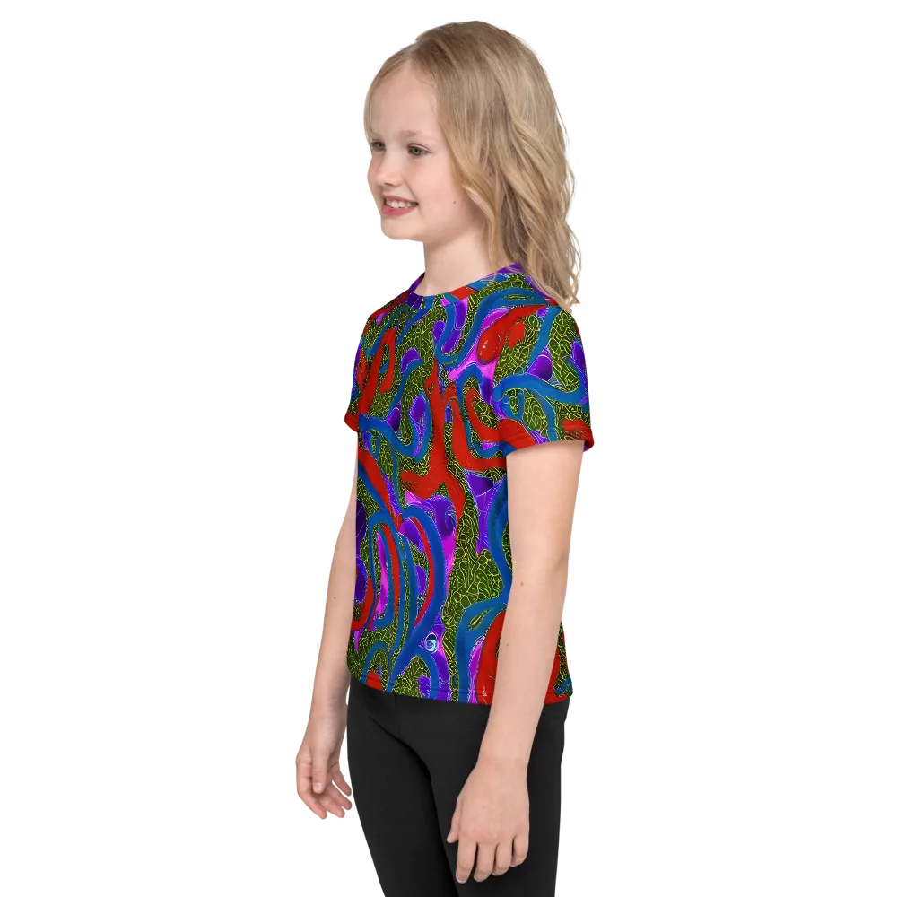 Limewire Dream on Kids Crew Neck T-Shirt — Left